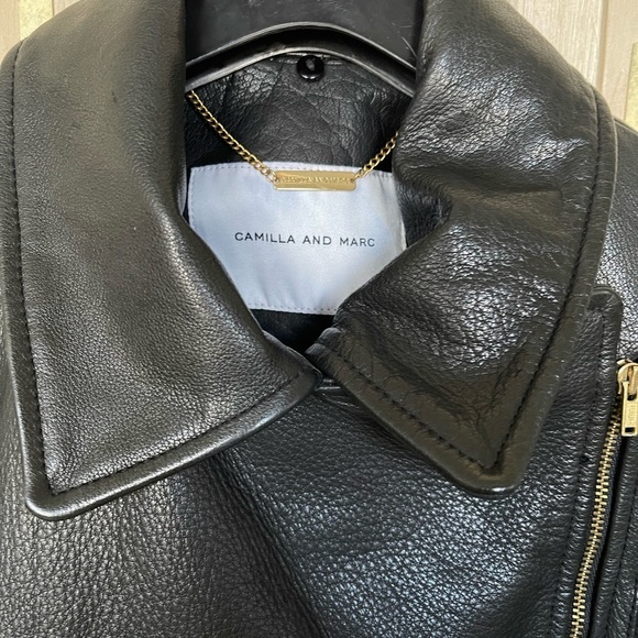 Camilla and Marc Leather Biker Jacket "The Andalucia" - Picture 2 of 14